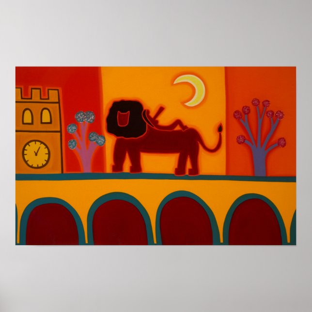 The Lion from Fulham Broadway 2008 Poster (Vorne)