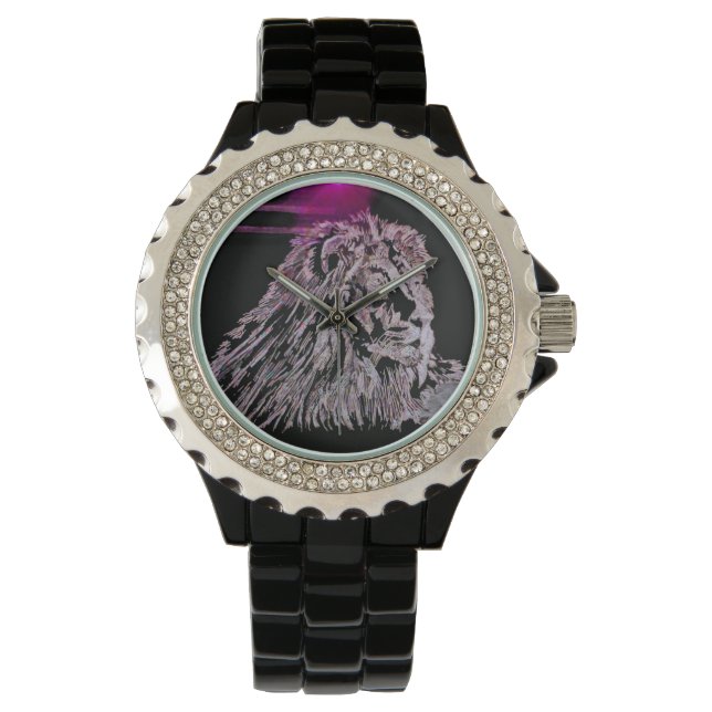 The Lion - Kristall Watch Armbanduhr (Vorderseite)