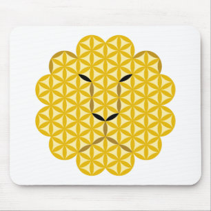 The Lion of Life - Alpha Male - 03, Heilige Tiere. Mousepad