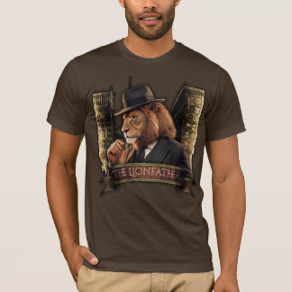 The Lionfather – Mafia Style Lion in Suit T-Shirt