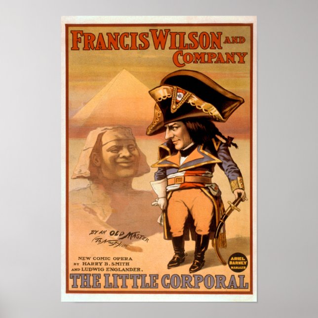 "The Little Corporal" Ägypten Sphinx Theater Poster (Vorne)