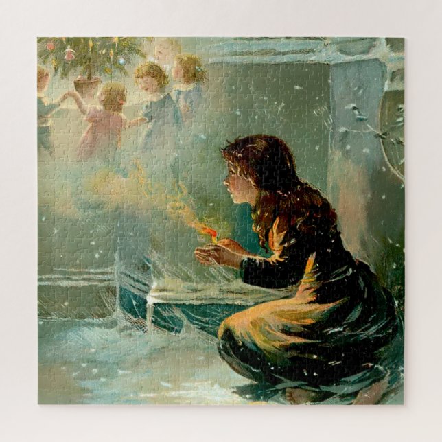 "The Little Match Girl" by E S Hardy Puzzle (Vertikal)