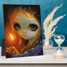 "The Little Match Girl" Fotoplatte