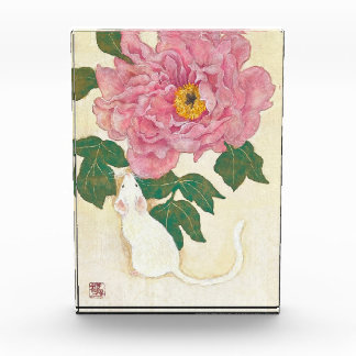 The Little Mouse and the Peony Fotoblock