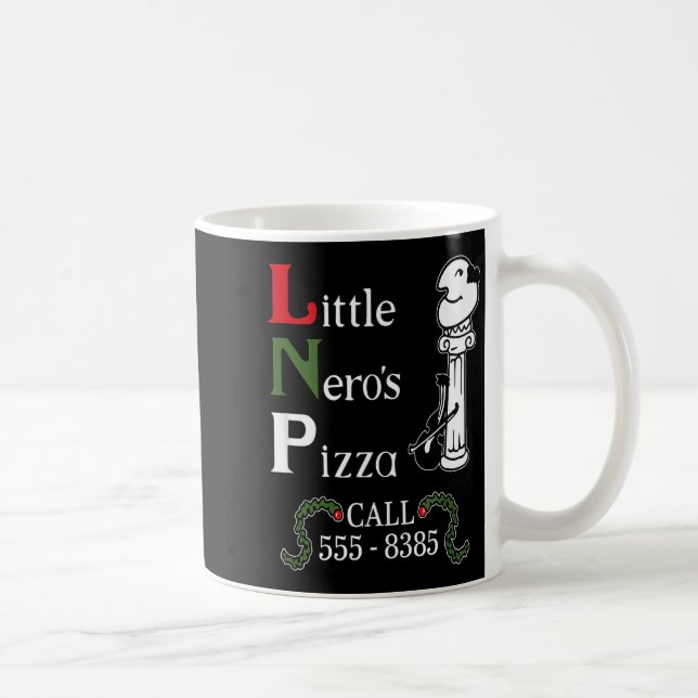 The Little Nero's Zza Christmas, Funny Christmas  Kaffeetasse (Rechts)