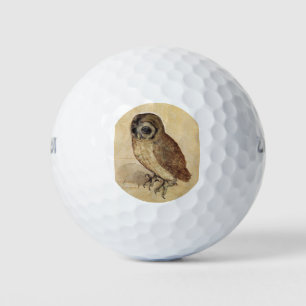 The Little Owl (von Albrecht Durer) Golfball