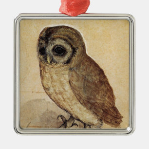 The Little Owl (von Albrecht Durer) Ornament Aus Metall