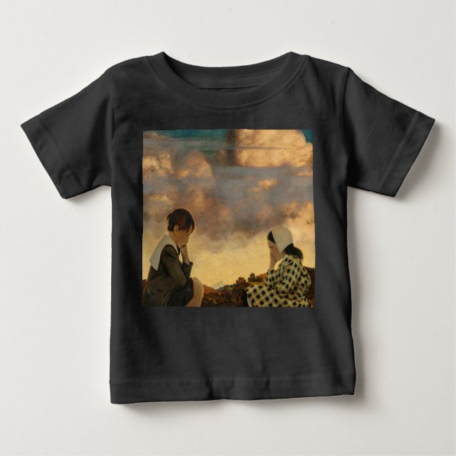 The Little Peach, 1904 von Maxfield Parrish Baby T-shirt (Vorderseite)