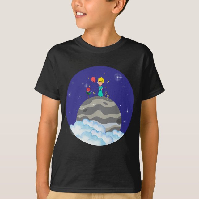 The Little Prince on his planet T-Shirt (Vorderseite)