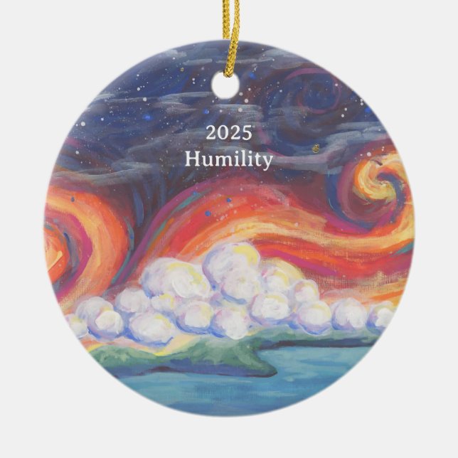The Little Shot Humility Ceramic Ornament (Vorne)