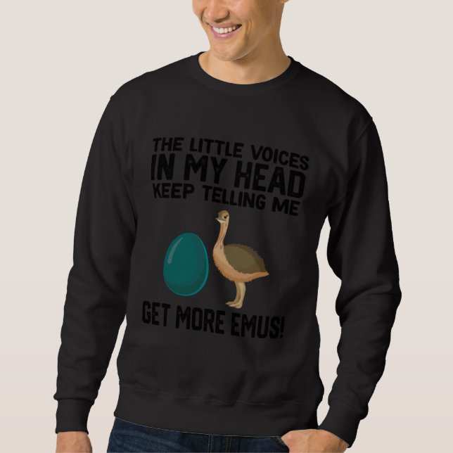 the little voices in my head keep telling me get m sweatshirt (Vorderseite)