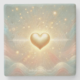 The Living Blueprint Stone Coaster Steinuntersetzer