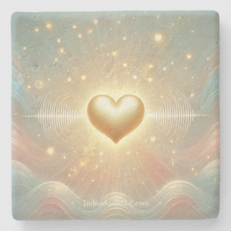 The Living Blueprint Stone Coaster Steinuntersetzer