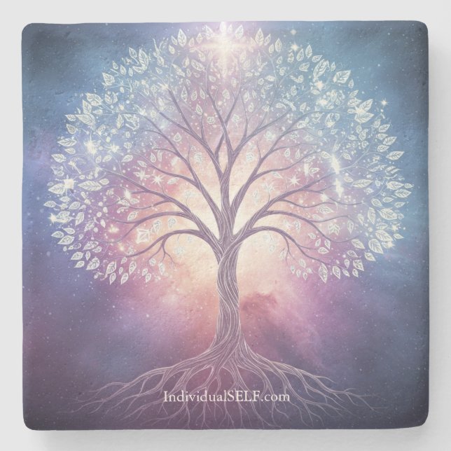 The Living Blueprint Stone Coaster Steinuntersetzer (Vorderseite)