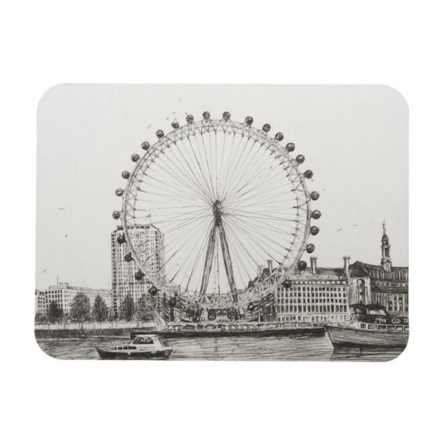The London Eye 30/10/2006 Magnet (Horizontal)