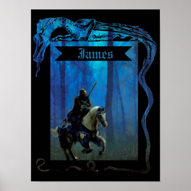 The Lone Knight: A Journey Through the Mist Poster (Vorne)