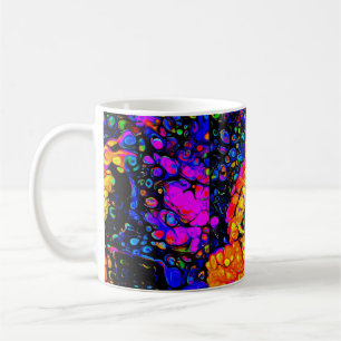 The Lonely Bird 4: Liquid Art Style Kaffeetasse