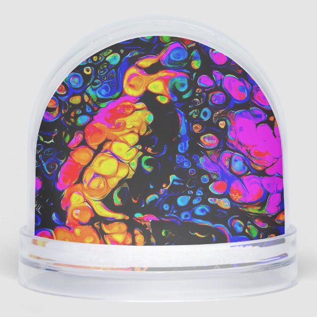 The Lonely Bird 4:  Liquid Art Style  Schneekugeln (Vorderseite)