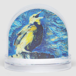 The Lonely Bird VanGogh Style  Schneekugeln