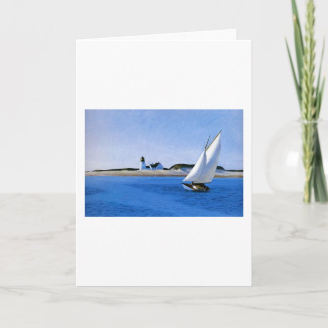 The Long Leg - Edward Hopper Karte (Vorderseite)