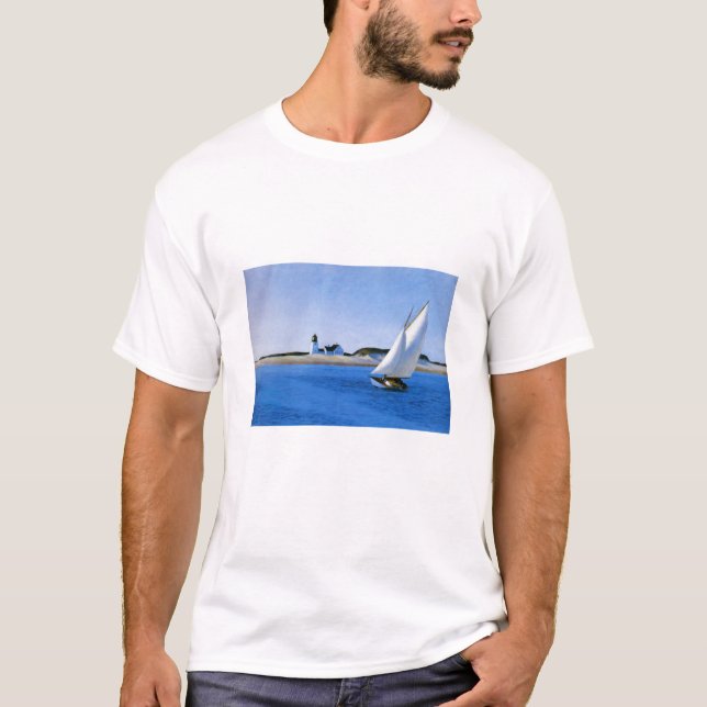 The Long Leg - Edward Hopper T-Shirt (Vorderseite)
