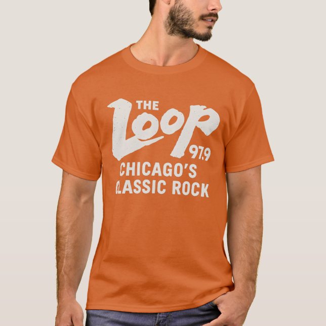 The Loop 97.9 - Chicagos Classic Rock Radio T-Shirt (Vorderseite)