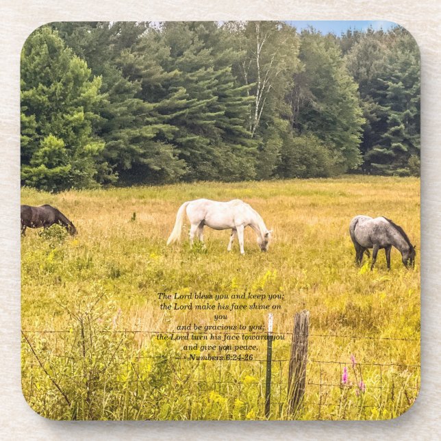 The Lord bless you and keep you; Getränkeuntersetzer (Vorderseite)