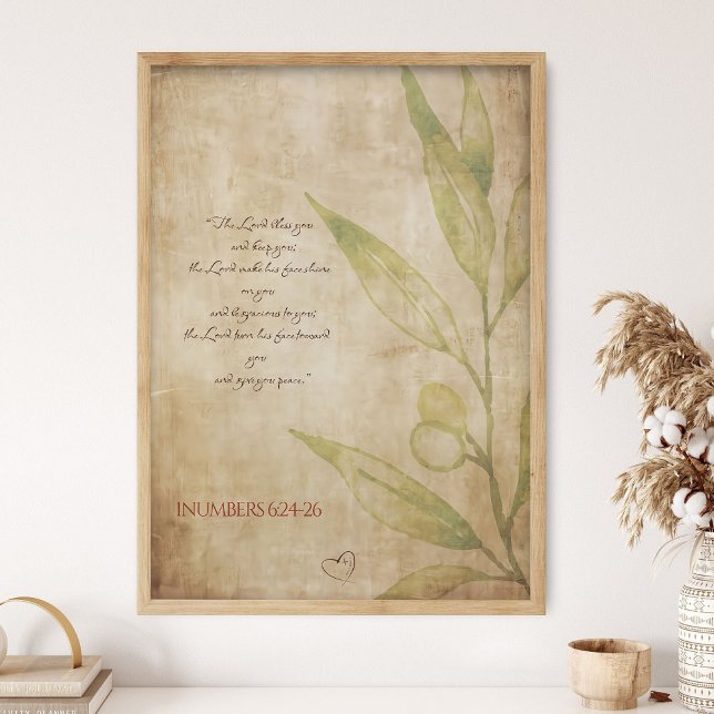 The Lord bless you and keep you, Numbers 6:24-26 Poster (Von Creator hochgeladen)