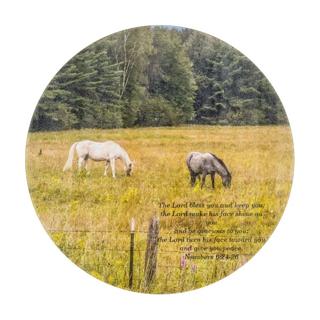 The Lord bless you and keep you; Schneidebrett (Vorderseite)