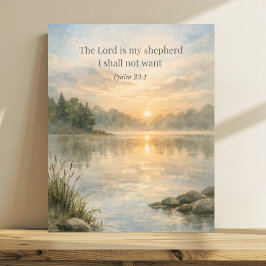 The Lord Is My Shepherd Psalm 23:1 Christian Poster