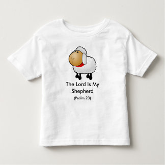The Lord Is My Shepherd (Psalm 23) Kleinkind T-shirt