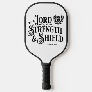 The Lord is my Strength & Shield Royalty  Pickleball Schläger