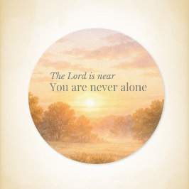 The Lord Is Near Christian Encouragement Sticker