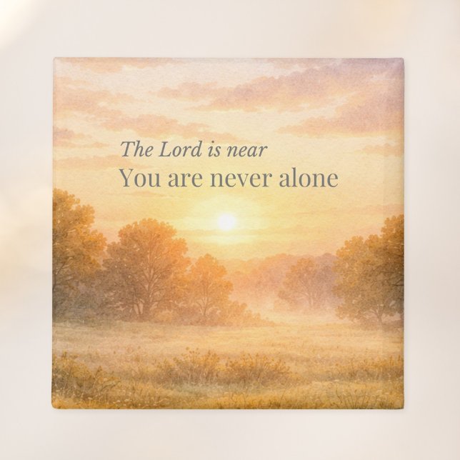 The Lord is Near Christian Faith Encouragement Magnet (Von Creator hochgeladen)
