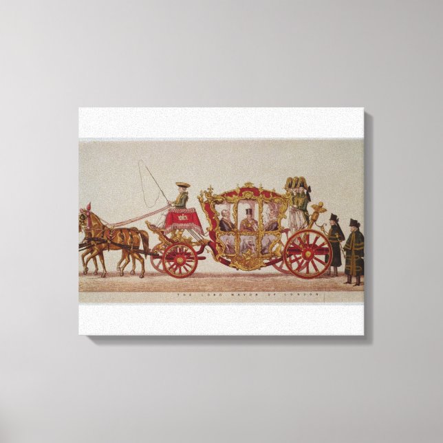 The Lord Mayor of London, 1853 Leinwanddruck (Vorderseite)
