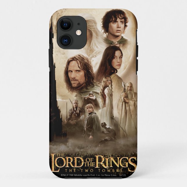 The Lord of the Rings: The Two Towers Movie Poster Case-Mate iPhone Hülle (Rückseite)