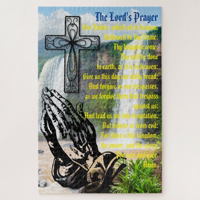 The Lord's Prayer 1000 Piece Jigsaw Puzzle (Vertikal)