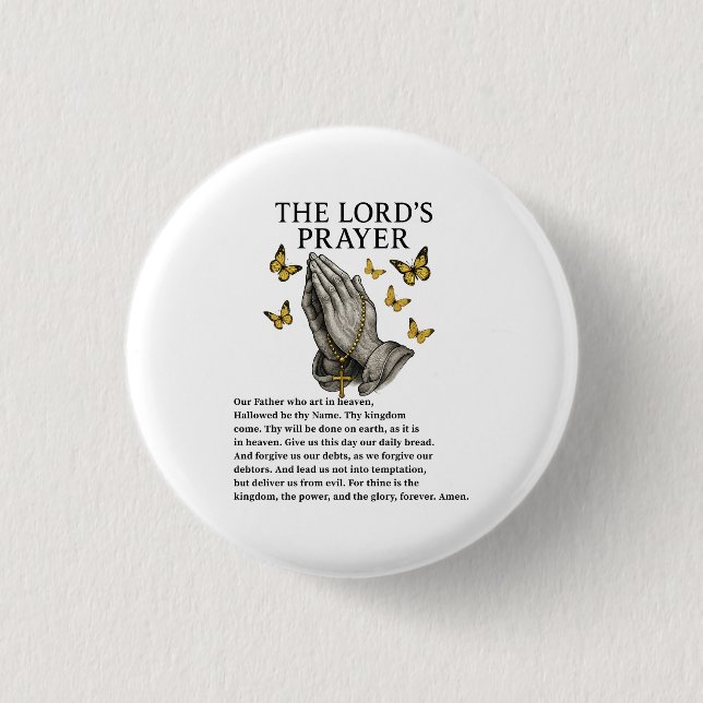The Lord's Prayer Button (Vorderseite)