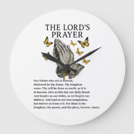 The Lord's Prayer Große Wanduhr