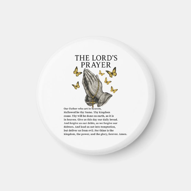 The Lord's Prayer Magnet (Vorne)