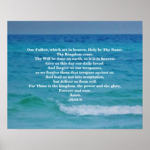 THE LORDS PRAYER POSTER