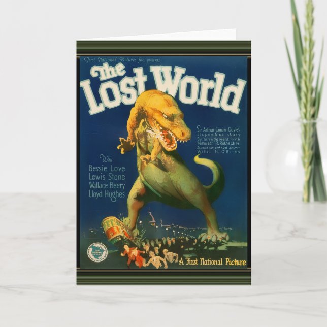 The Lost World Greeting Card Karte (Vorderseite)