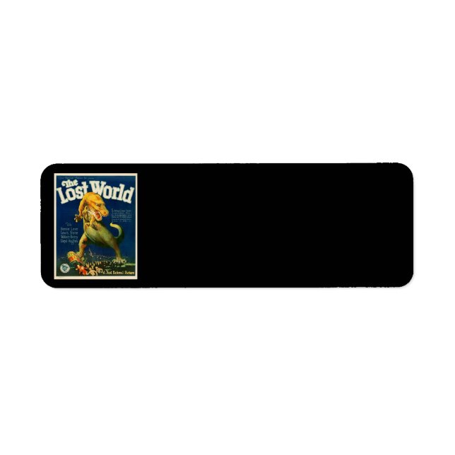 The Lost World Return Address Label (Vorne)