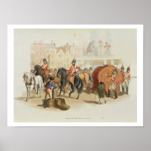 The Lottery Wheel, engraved by the artist, 1805 (a Poster