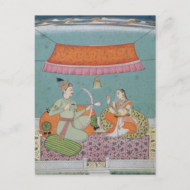 The Lotus Arrow, Bilaspur, c.1750 Postkarte (Vorderseite)