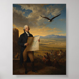 The Louisiana Purchase President Thomas Jefferson Poster