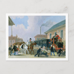 The Louth-London Royal Mail Train for Postkarte