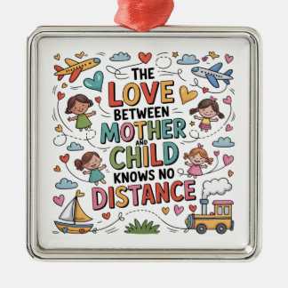 The Love Between Mother And Child Ornament Aus Metall