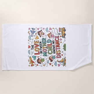 The Love Between Mother And Child Strandtuch