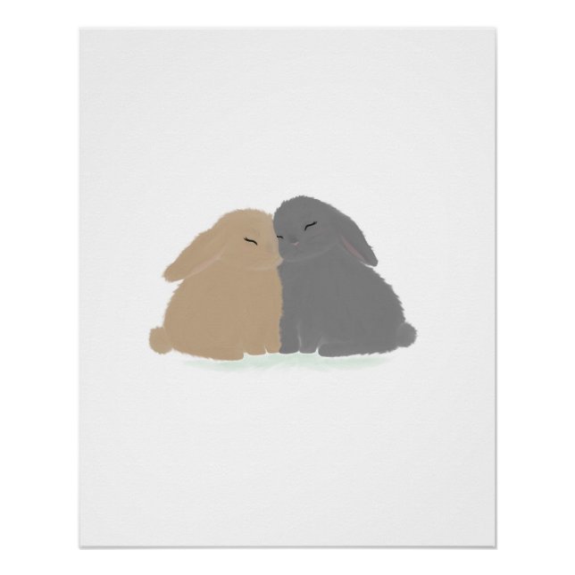 The Love Bunnies! Poster (Vorderseite)